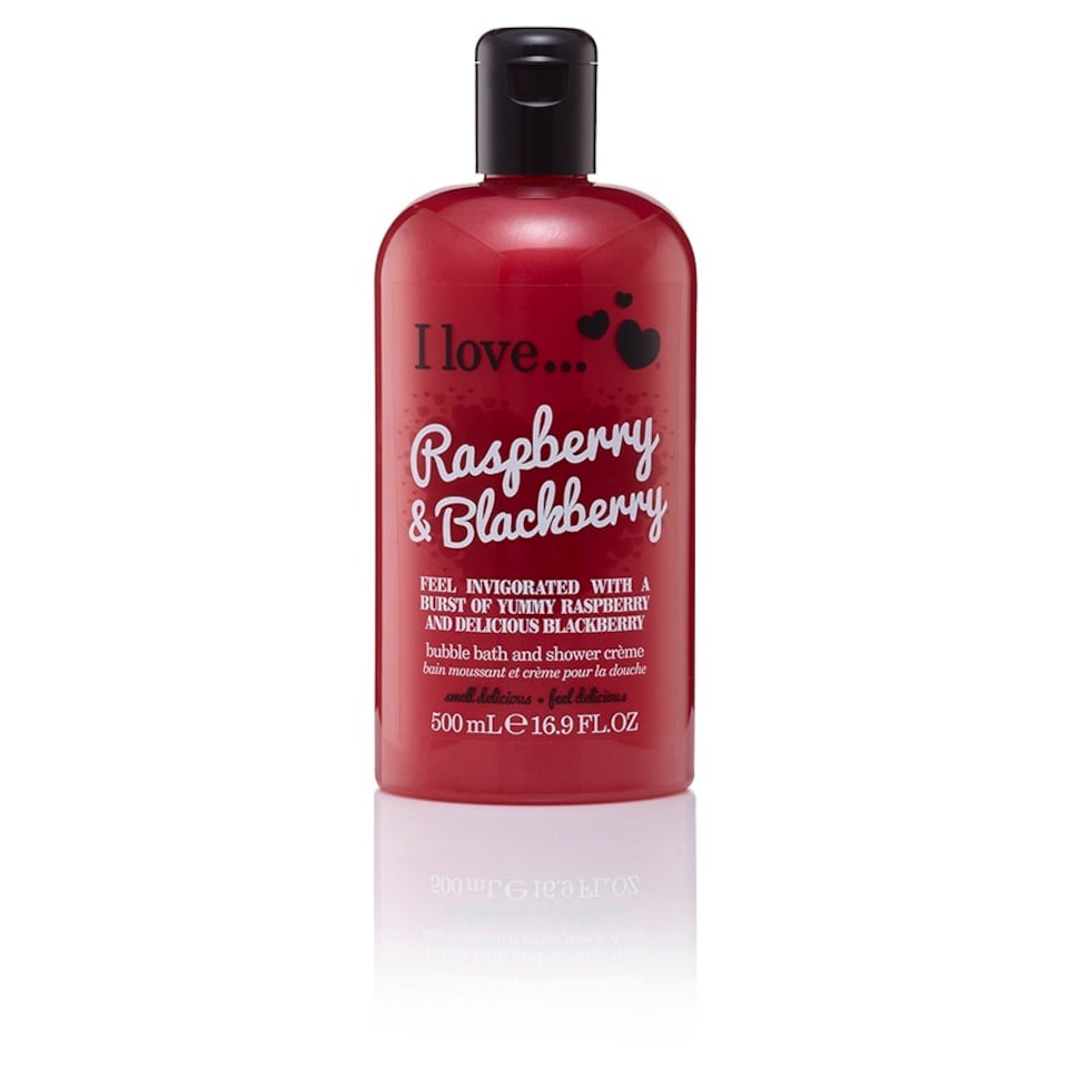 I Love Raspberry & Blackberry Bath & Shower Creme 500ml