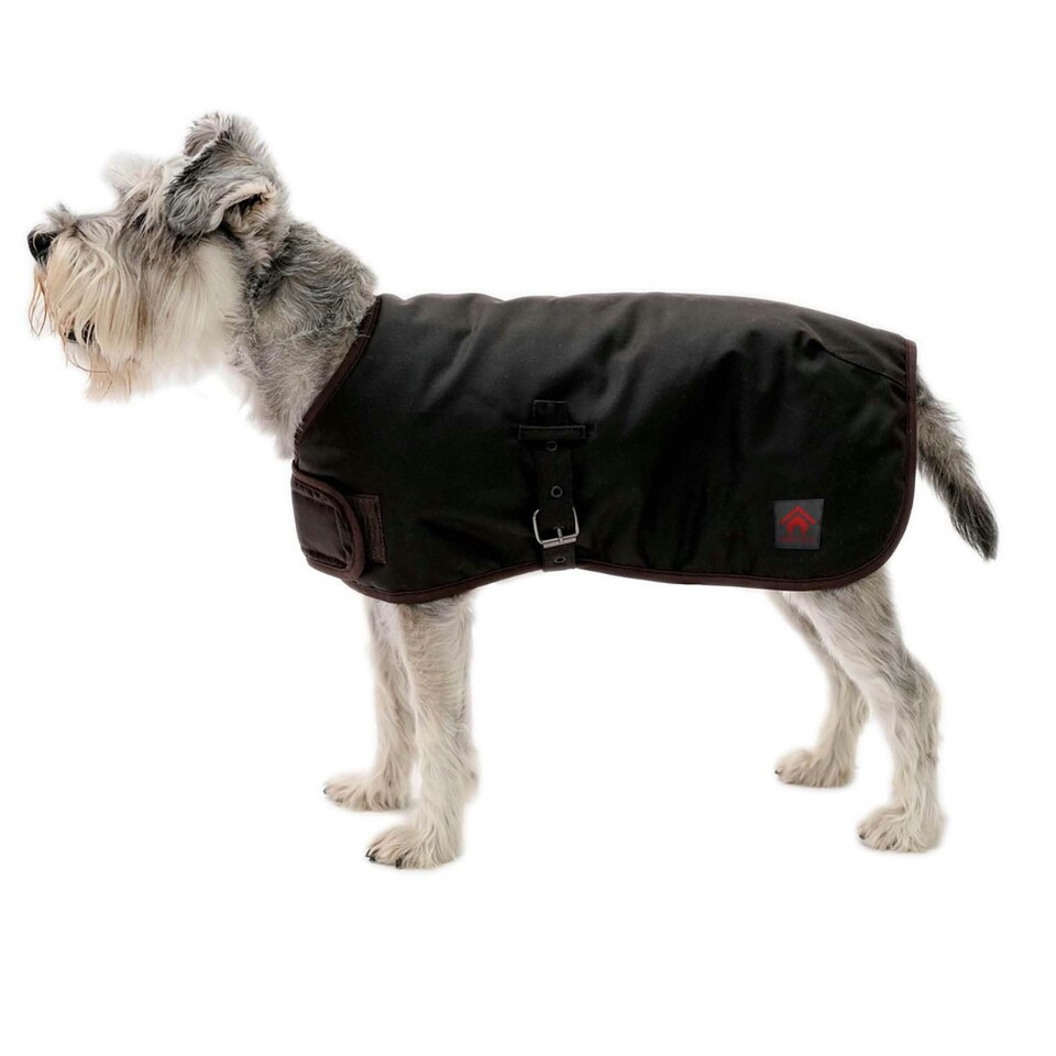 Firefoot Waxed Dog Coat - Brown - 30cm