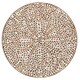 image 3 of Malda Mango Wooden Round Coffee Table Brown