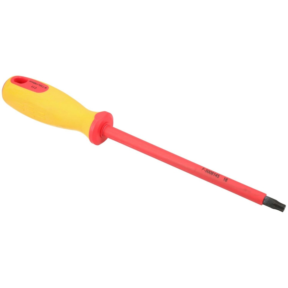 image 1 of T30 x 150mm VDE Torx Star Insulated Electrician Screwdriver Use on Hybrid Cars