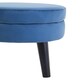 image 3 of Interiors by Premier Midnight Velvet Stool, Adjustable Living Room Footstool, Ergonomic Sofa Footstool