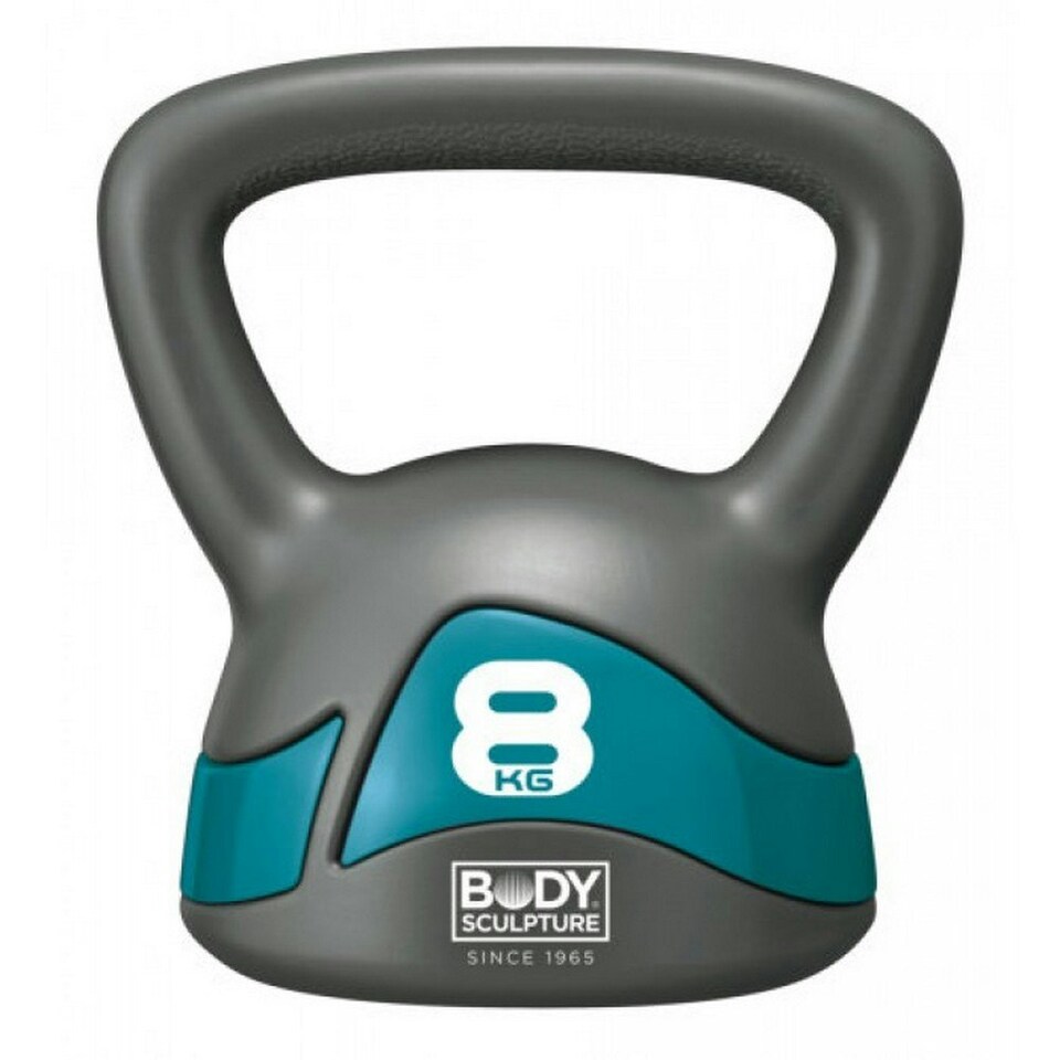 Carta Sport Body Sculpture Kettle Bell - Grey/Green - 8kg