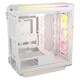 image 2 of Corsair iCUE LINK 5000T LX RGB Tempered Glass Mid Tower Gaming PC Case White - CC-9011299-WW