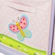 image 5 of Teamson Kids Magic Garden Kids Wooden Storage Cubby Bench with 3 Drawers, Pink