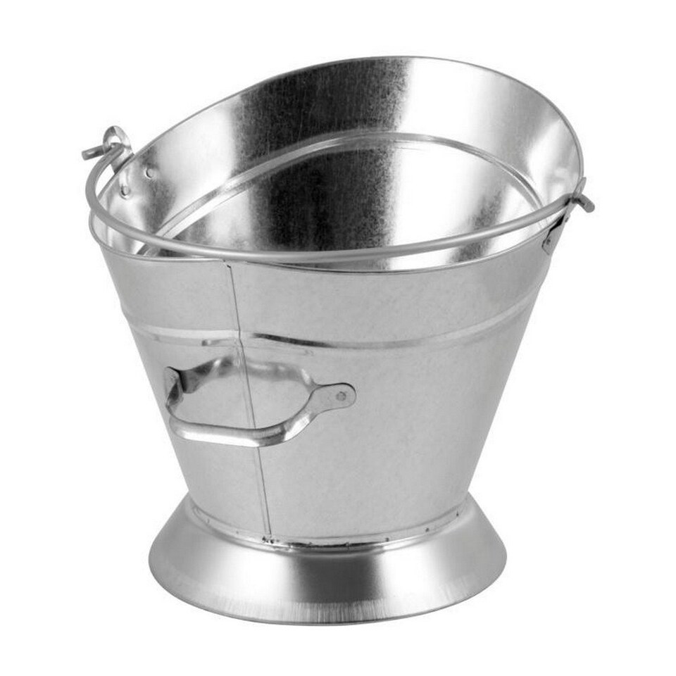 Hearth and Home Waterloo Galvanised Coal Bucket - Steel - One Size