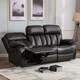 image 8 of Chester 3 Seater Manual High Back Bonded Leather Recliner Sofa (Brown