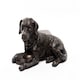 image 2 of Resting Labrador Plant Pot Feet - Set of 3 - L9 x W10.5 x H7 cm Grey