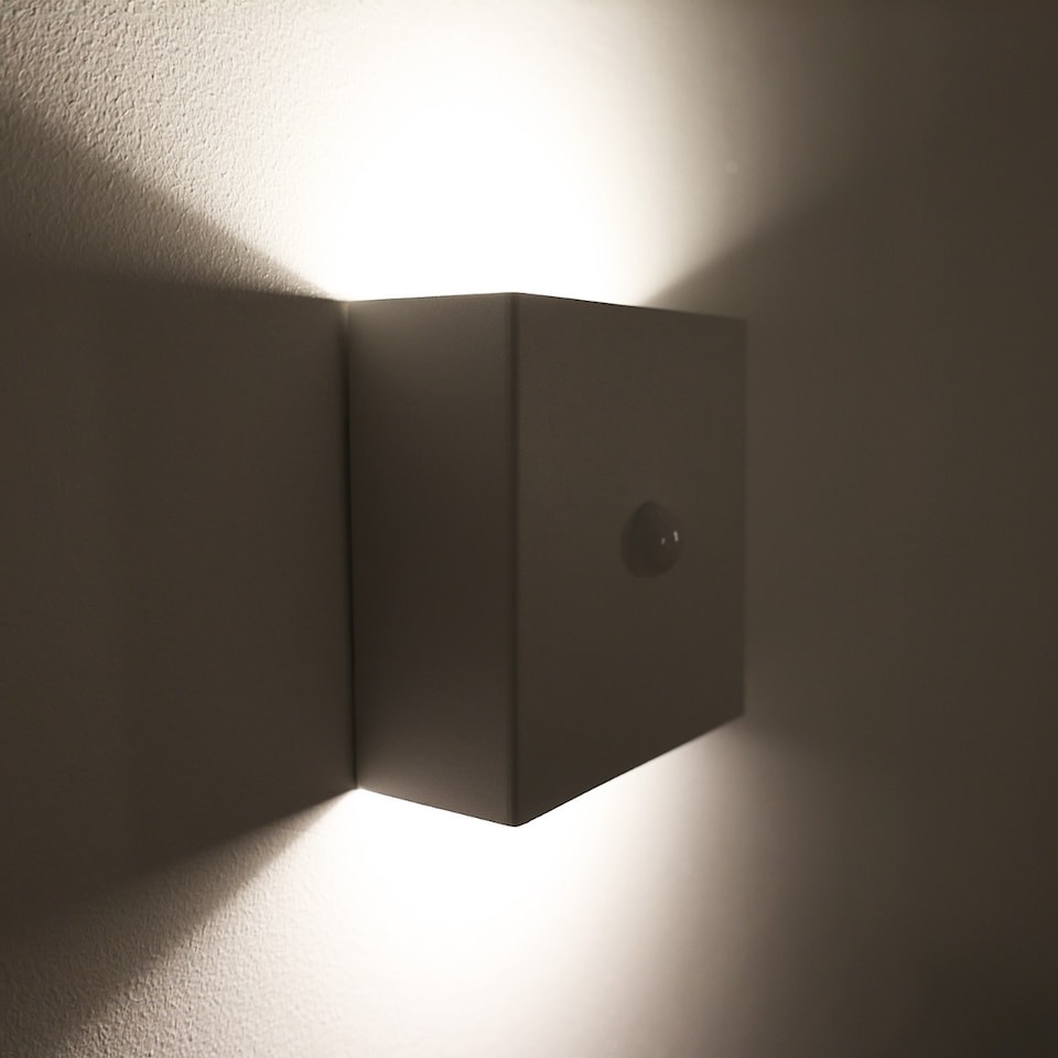 image 1 of Auraglow Rechargeable Motion Sensor Wall Light - EMBER | White