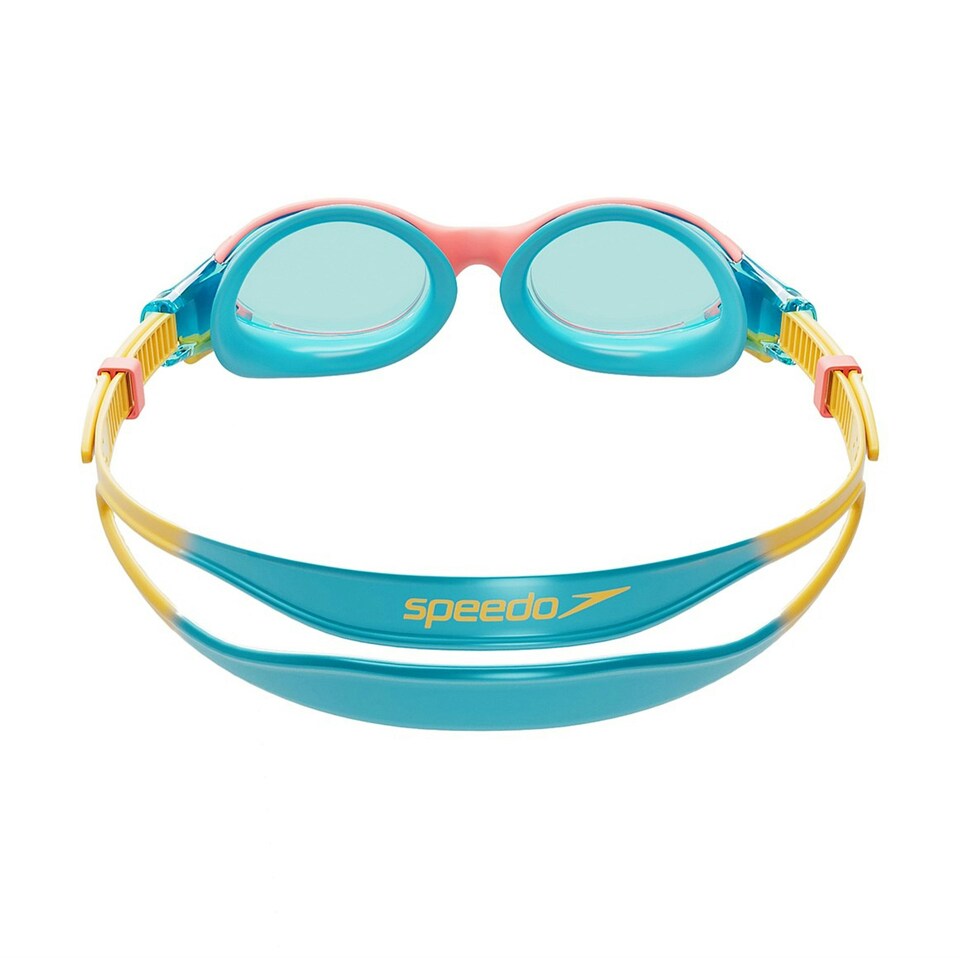 image 1 of Speedo Childrens/Kids 2.0 2024 Biofuse Swimming Goggles - Blue/Yellow - One Size