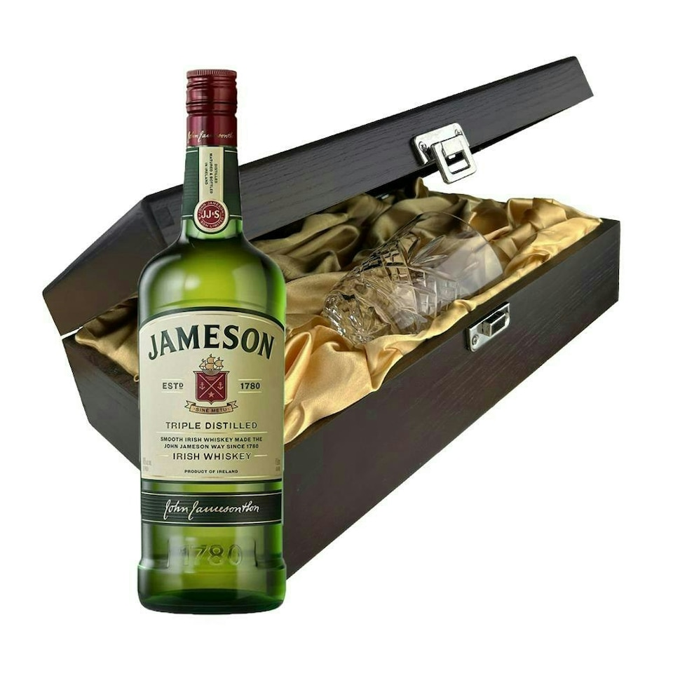 image 1 of Jameson Irish Whiskey In Luxury Box With Royal Scot Glass 70cl 40% abv