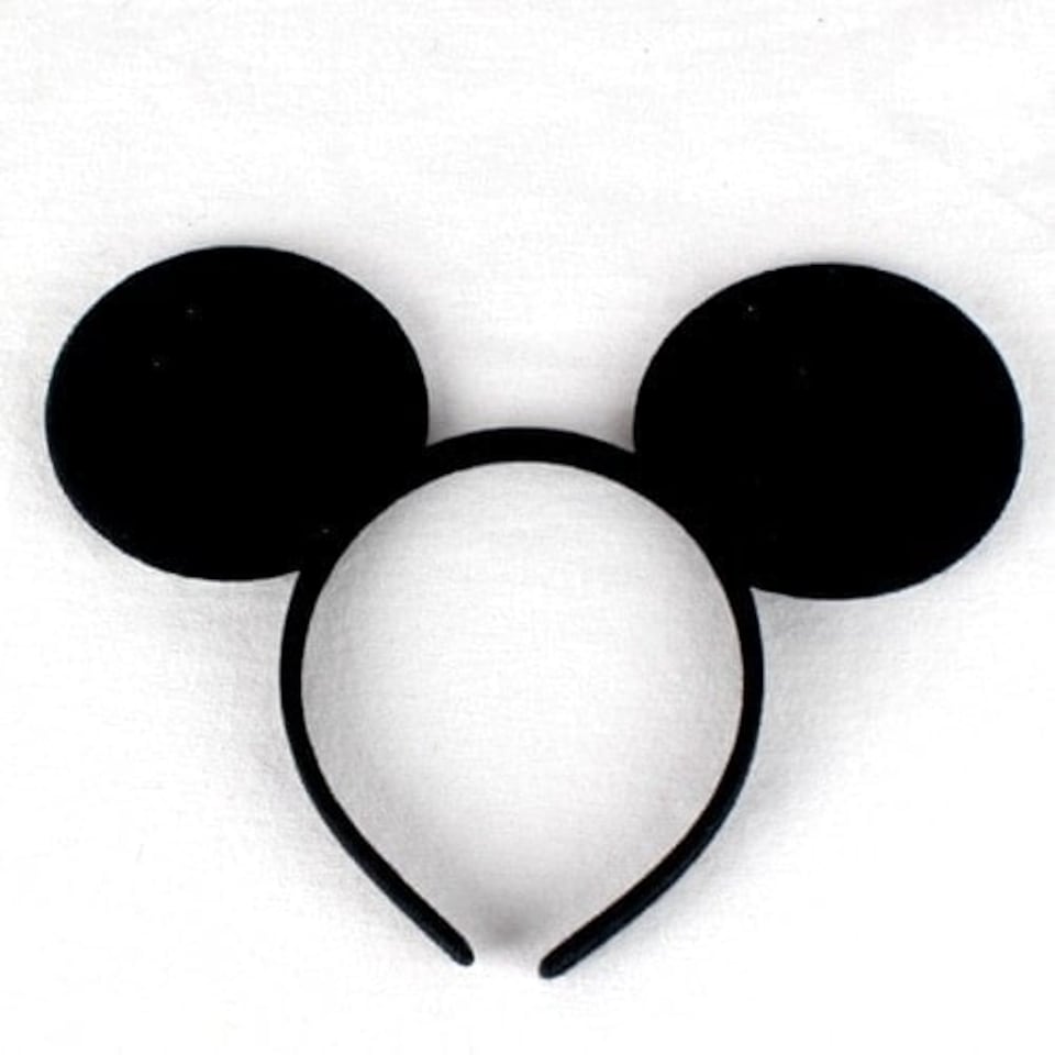 Black Mouse Ears Headband