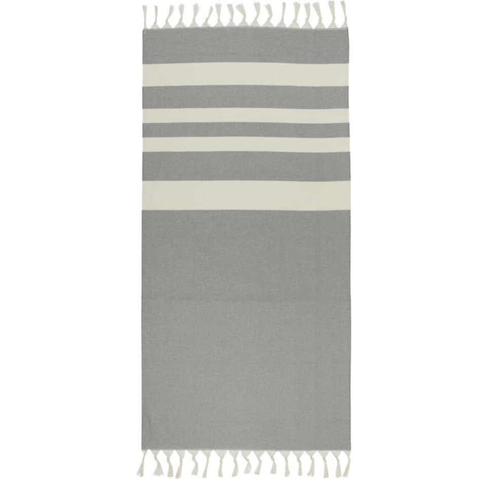image 1 of Anders Hammam Towel - Solid Black - One Size Black | One size