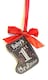 image 5 of Baby's 1st ChristmasnTree Decoration-Stocking Shape In A Chalkboard Plaque Style
