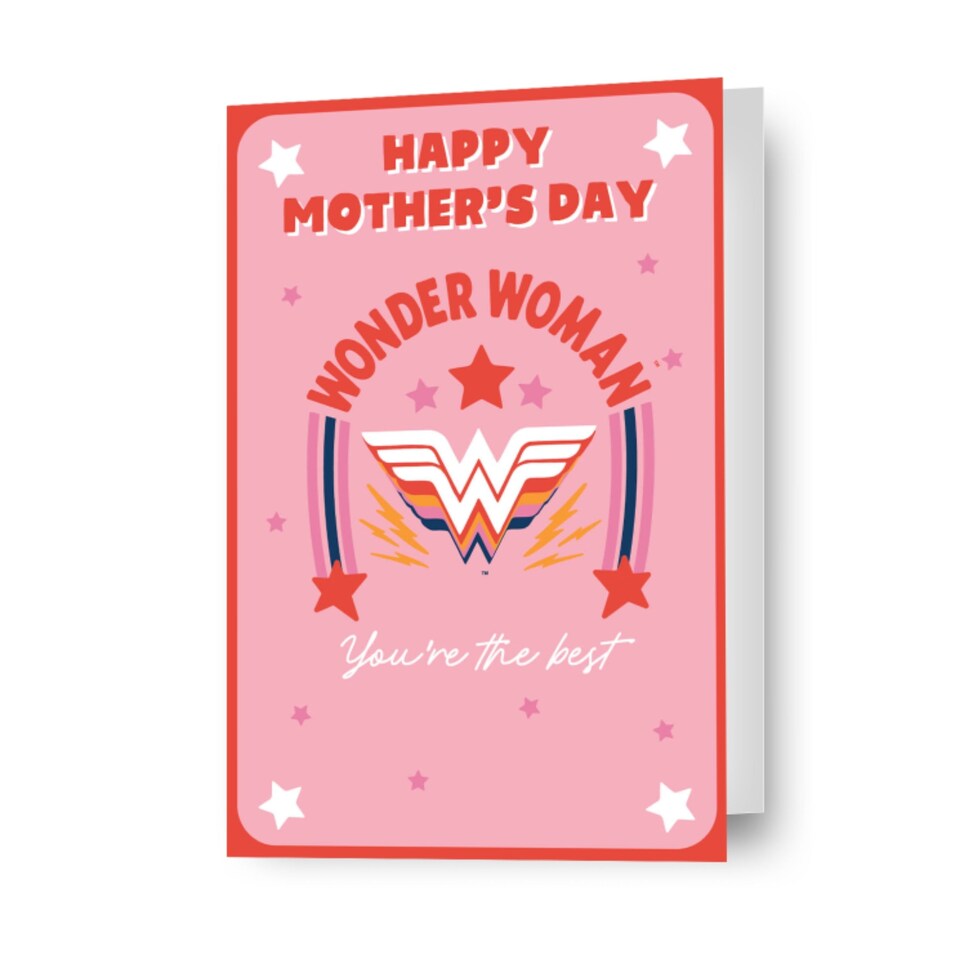 image 1 of Wonder Woman 'You're The Best' Mother's Day Card