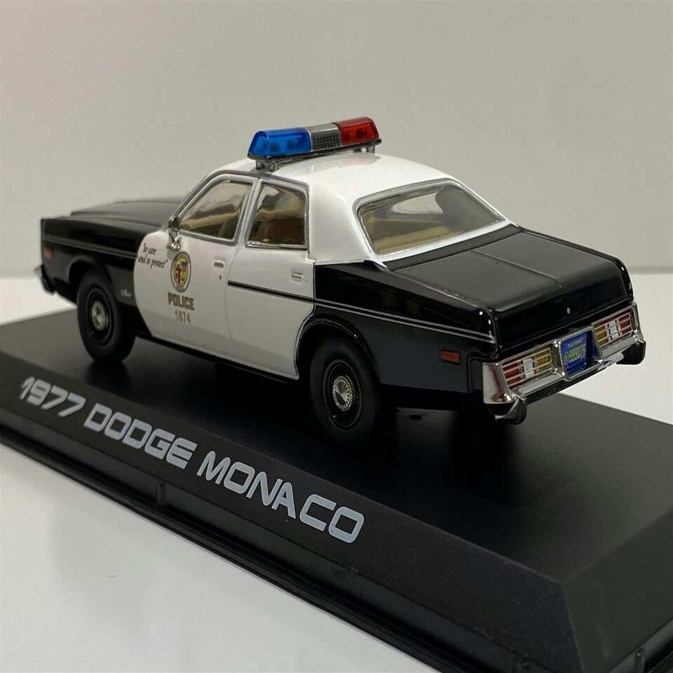 image 1 of The Terminator 1977 Dodge Monaco Met Police 1:43 Greenlight 86534