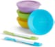 image 1 of Munchkin Baby Feeding Dishes Food Bowls Weaning Love a Bowls 10Pk + 2 Spoons