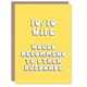 image 1 of Would Recommend Ot Husbands Cheeky Her Funny Birthday Card