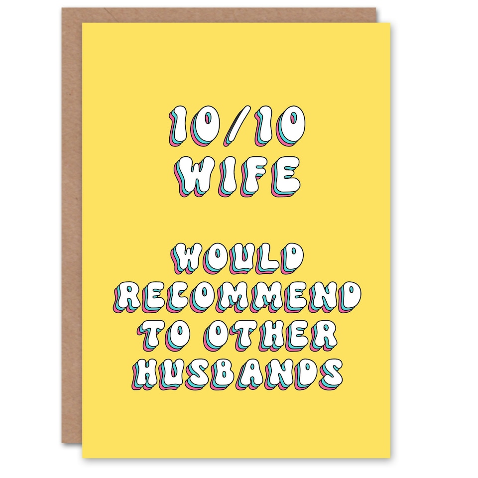 image 1 of Would Recommend Ot Husbands Cheeky Her Funny Birthday Card