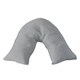 image 3 of Microfibre Soft Touch V Shape Plain Dyed Pillowcase White | White