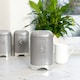 image 4 of Lovello Sugar Canister Shadow Grey Textured 11x11cm
