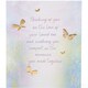 image 1 of Sympathy Loss of Loved One Card - Foil Butterflies