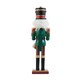 image 4 of Living and Home Classic Wooden Nutcracker Soldier Figurine –Festive Christmas Ornament