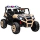 image 1 of AIYAPLAY Kids Electric Ride on Car 2-Seater, 24V Truck UTV with Remote Control, Suspension System, LED Lights, Horn, Music, for 3-8 Years, khaki