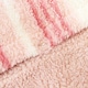 image 3 of OHS Ultra Soft Tartan Check Teddy Duvet Cover Set Pink | Blush | Super King