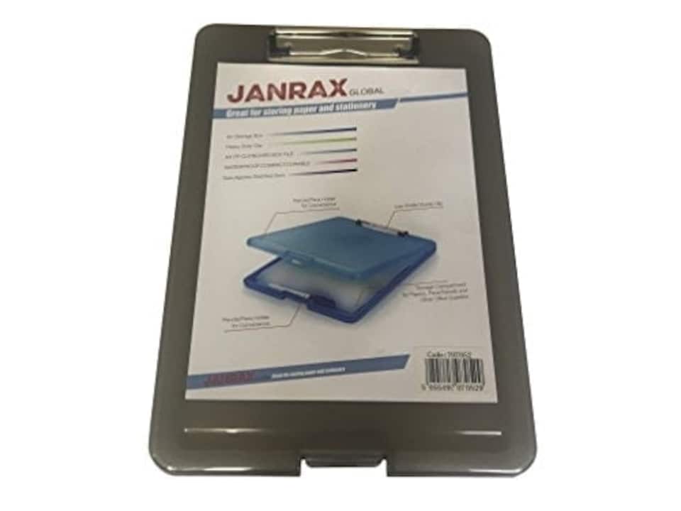 image 1 of Pack of 36 A4 Black Clipboard Box Files - Storage Filing Case