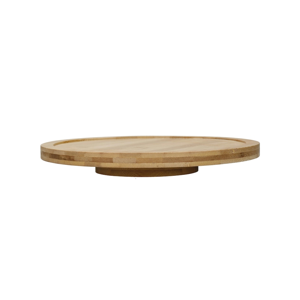 image 1 of Copco Basics Lazy Susan Turntable Natural 25.5cm