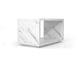 image 4 of Marble Coffee Table Small White Marble Effect Modern Living Room Table with Storage Shelf Cari