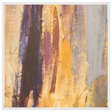Abstract grunged paint (Picutre Frame) White | M