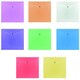image 2 of Pack of 12 Janrax A4 Assorted Document Wallets - Button Stud Folder