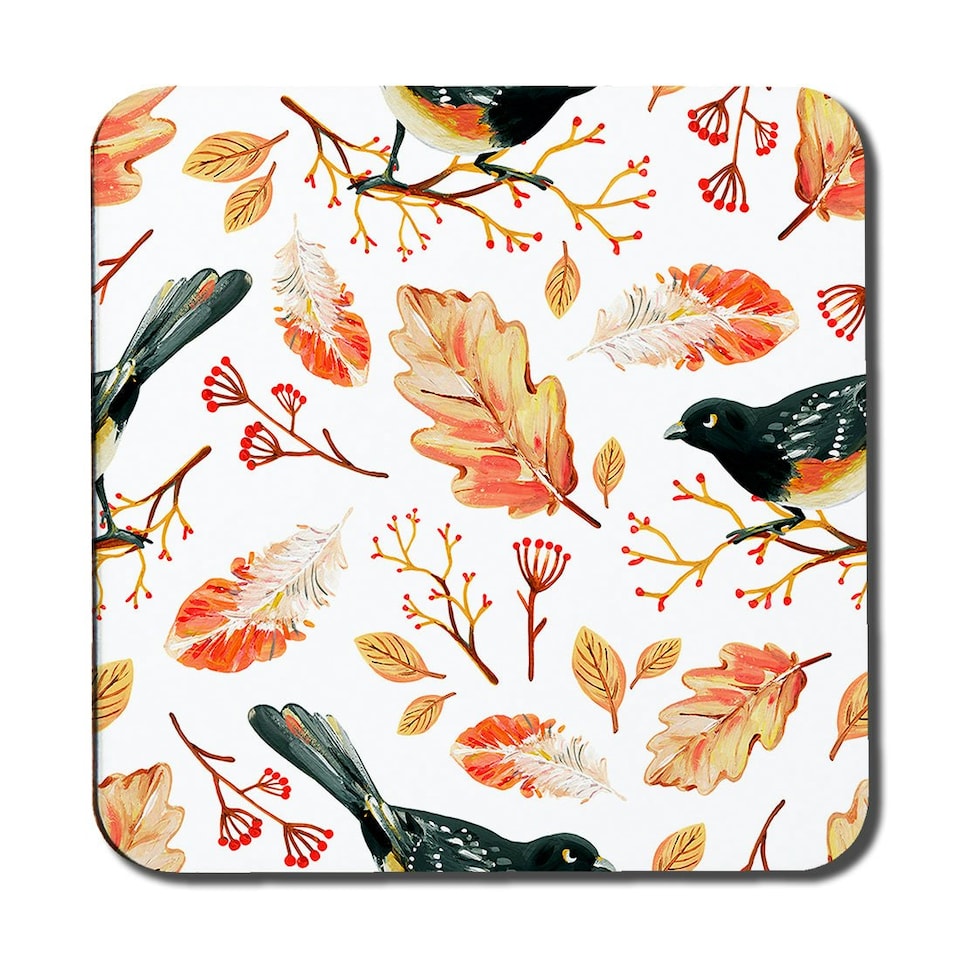 image 1 of Autumn Floral Collection (Coaster)