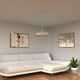 image 3 of Milagro Pendant Lamp Lincoln White 1xE27