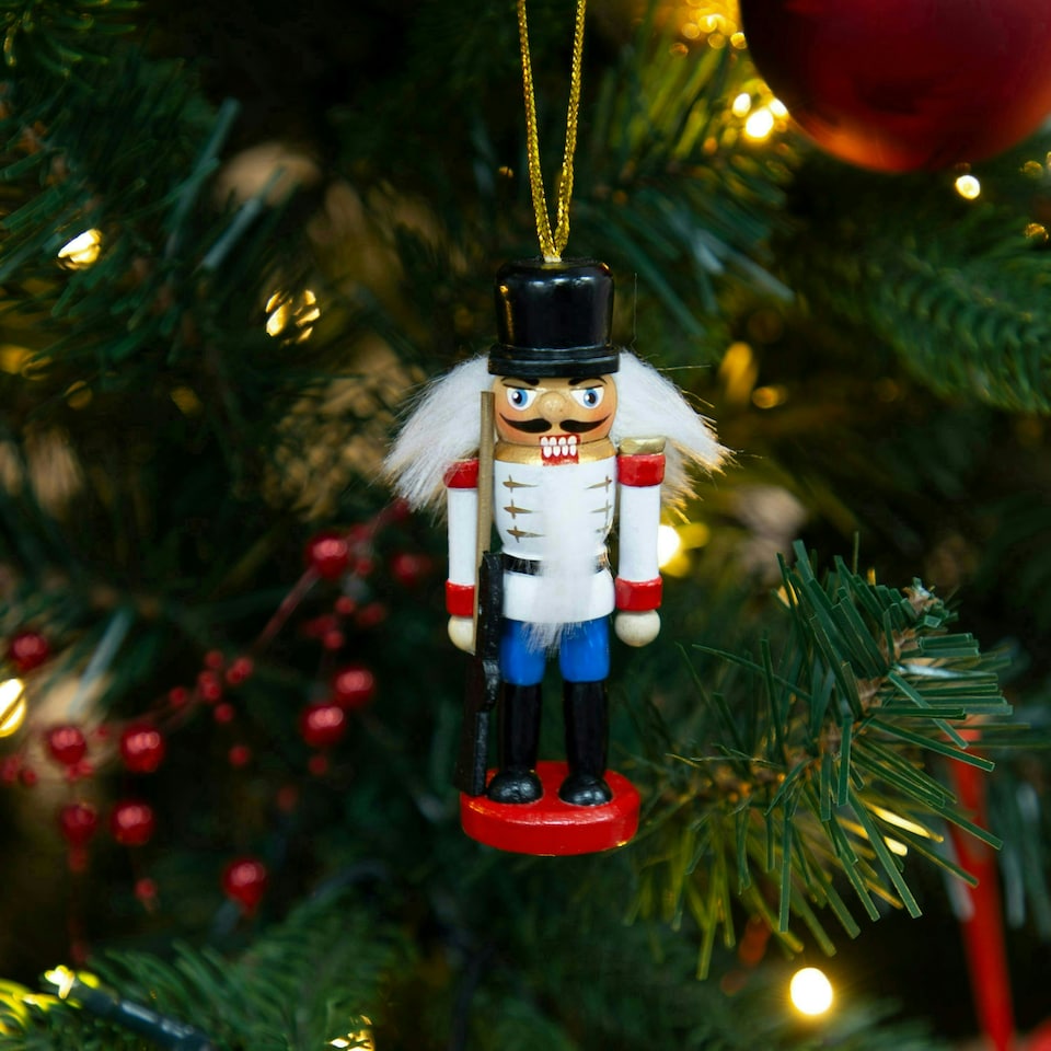 image 1 of The Christmas Workshop 5PK Wooden Nutcrackers