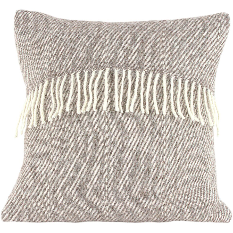 image 1 of Romney Marsh Wools, Fostum British Soft Wool Cushion, Pearl Drop Design