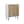 White Unit & Oak Effect Door & Black Leg