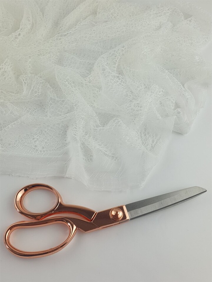 Minerva Core Range Cream Bubbles Tulle Net Fabric for Bridal, Dressmaking, 145cm / 57" Wide - per metre