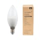 image 1 of ValueLights 10 Pack E14 White Plastic Candle LED 4W Warm White 3000K 400lm Light Bulb
