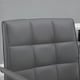 image 8 of Vinsetto Mid Back Office Chair, Swivel Computer Chair with Armrests, Grey