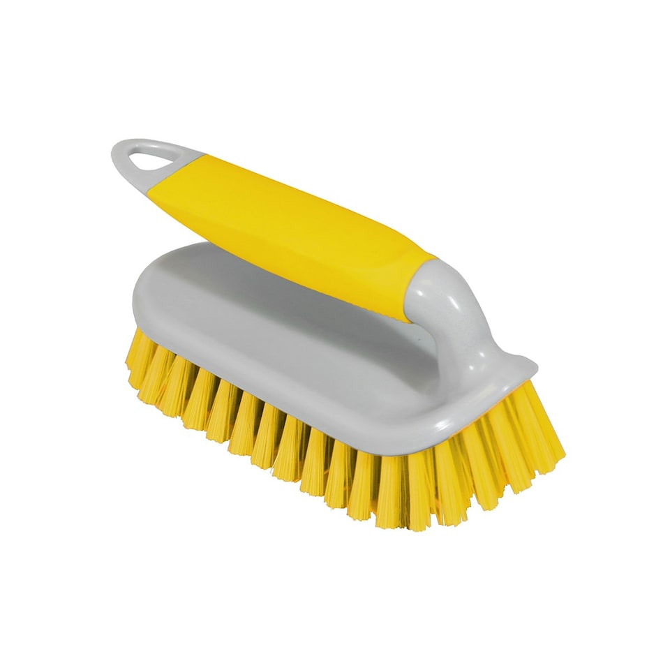 image 1 of Charles Bentley 'Brights' Kitchen Bundle Dustpan & Brush Washing Up Yellow
