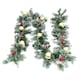 image 1 of Living and Home 270cm Pre-lit Artificial Greenery Christmas Garland Decor
