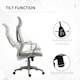 image 4 of Vinsetto Mesh Back Office Chair w/ Adjustable Height Padded Headrest Grey