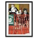 image 1 of Moriz Jung Salon Orchestra Meier Musicians Caricature Framed Wall Art Print A3