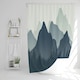 image 2 of mountain landscape illustration (Shower Curtain)