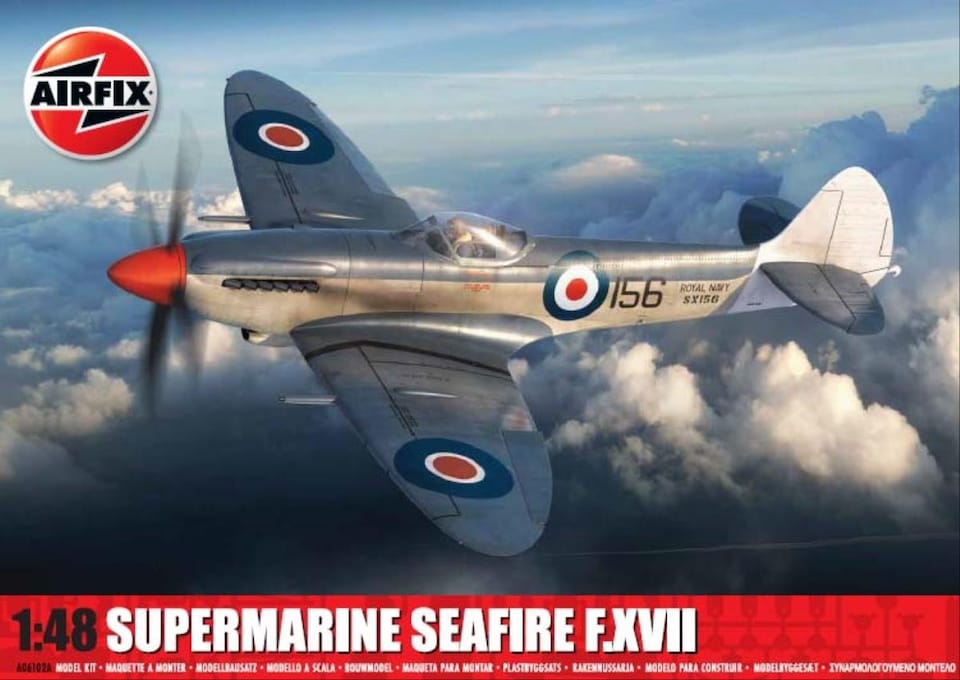 image 1 of Airfix British Supermarine Seafire F.XVII (1:48 Scale)