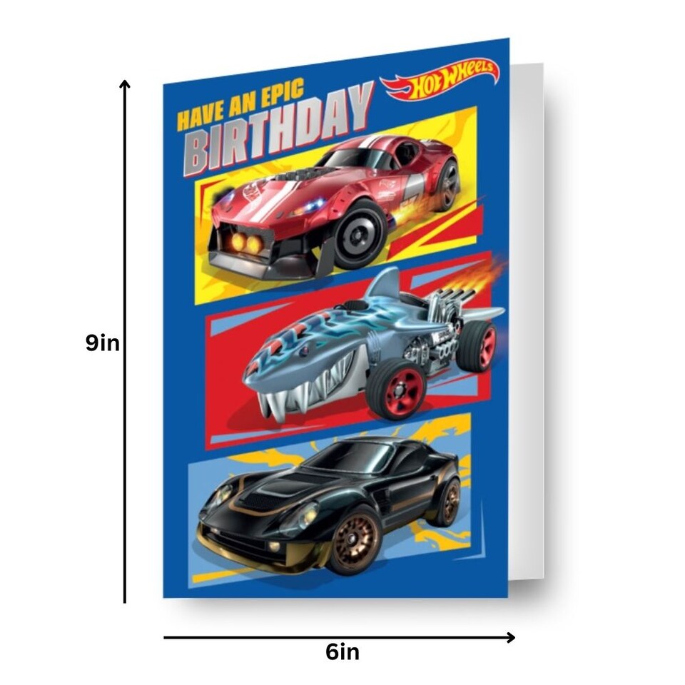 image 1 of HOT WHEELS LENTICULAR 3D-EFFECT CARD