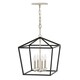 image 1 of Hinkley Stinson Lanterns Pendant Ceiling Light Black with Polished Nickel