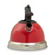image 3 of Interiors by Premier 3000ml Red Whistling Kettle, Durable Stainless Steel Stovetop Kettle With Whistle & Cool Touch Handle